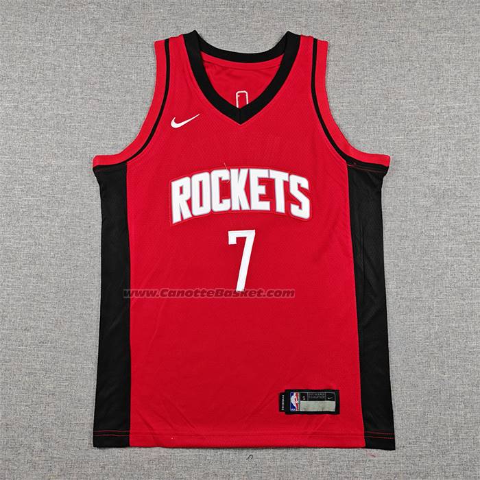 Maglia Bambino Houston Rockets Kevin Durant No 7 Icon 2025-26 Rosso